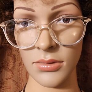 SOJOS Trendy Transparent Frame Blue Light Protection Glasses for Women NWT NIB